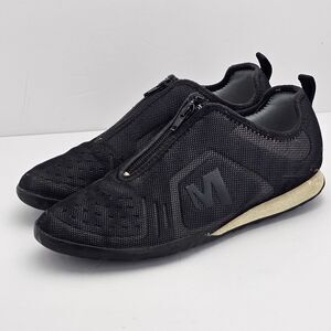 Merrell Civet Zip Women's 8 Black Mesh Upper Fashion Sneaker Shoes